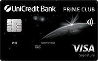 Дебетовая карта Prime Visa Signature от Юникредит Банка